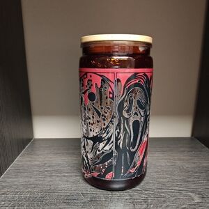 Horror "bleeding" tumbler
